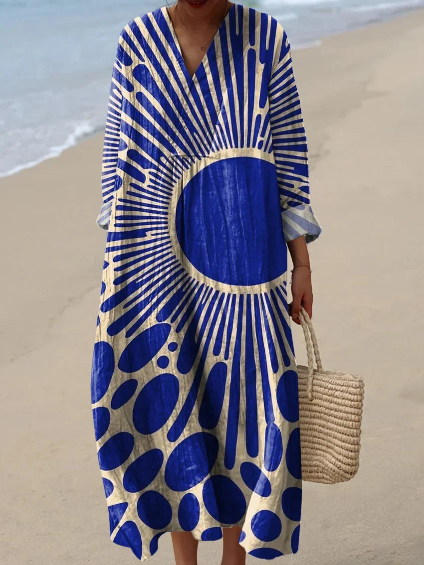 Glenda - Artistic Kaftan Dress