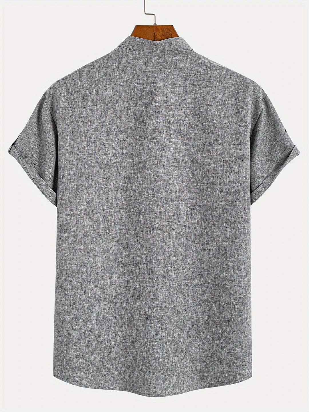 Elliott – Short Sleeve Band Collar Shirt