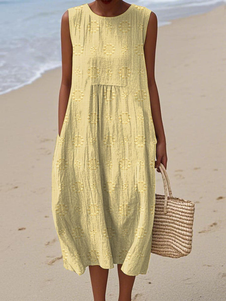 Catherine - Embroidered midi dress