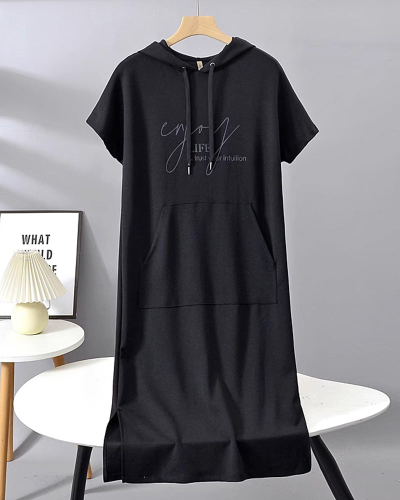 Zophia - Relaxing Casual Hoodie Dress