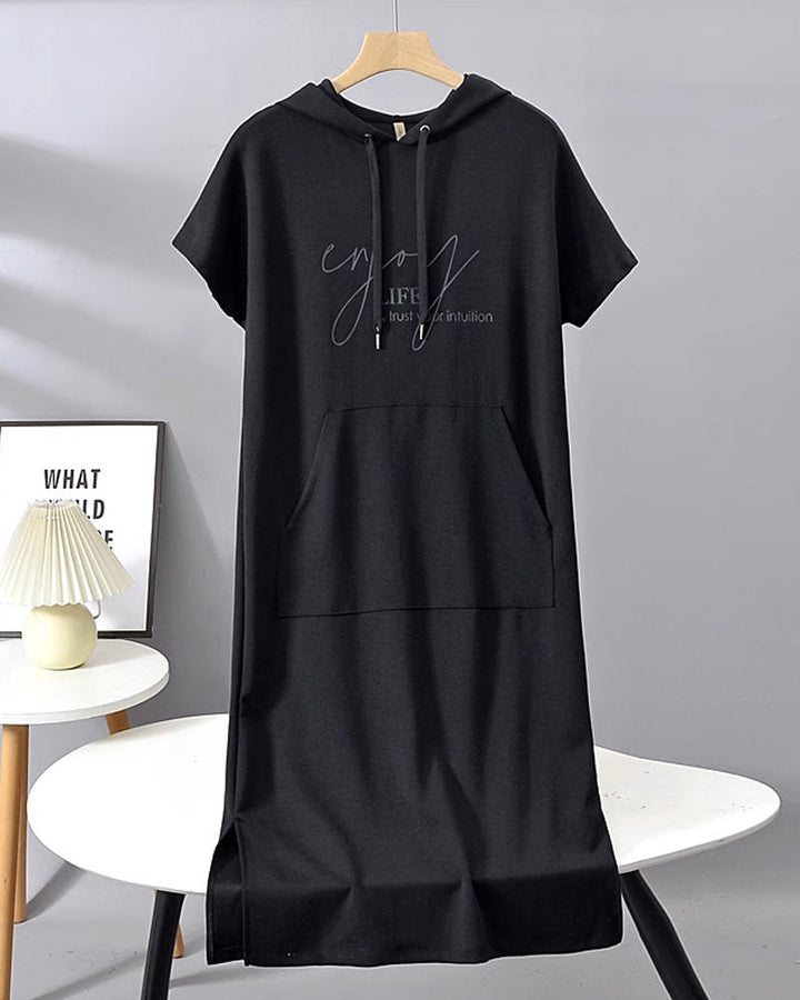 Zophia - Relaxing Casual Hoodie Dress