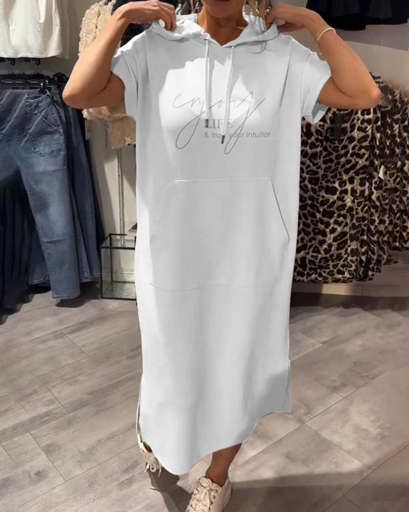 Zophia - Relaxing Casual Hoodie Dress
