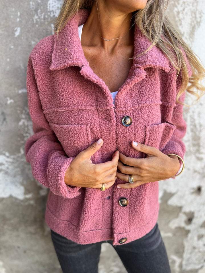 Amber - Warm teddy jacket
