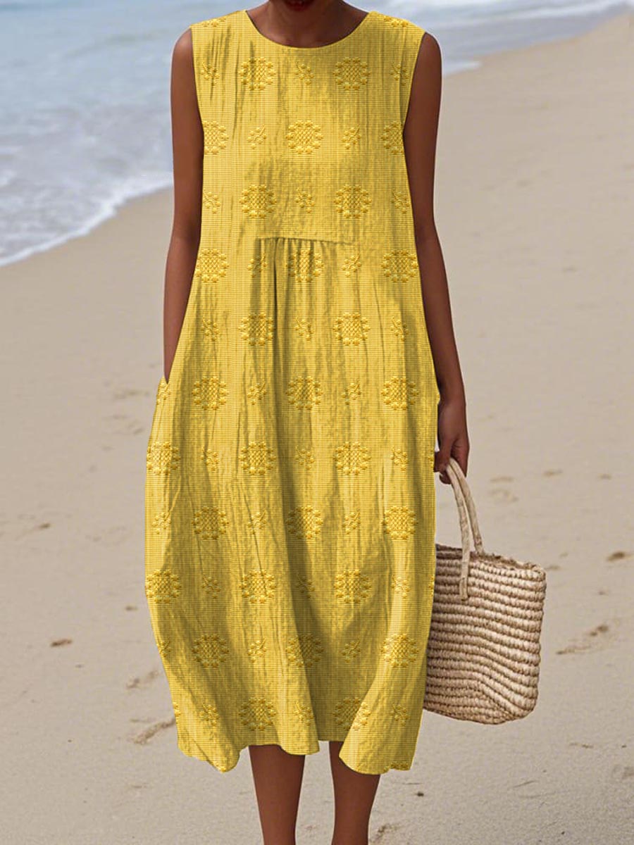 Catherine - Embroidered midi dress