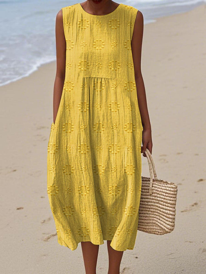Catherine - Embroidered midi dress