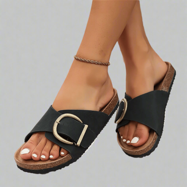 Agnes - Stylish Slip-On Sandals with Comfort Footbed