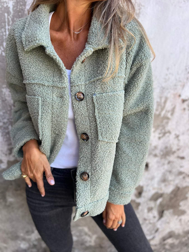 Amber - Warm teddy jacket
