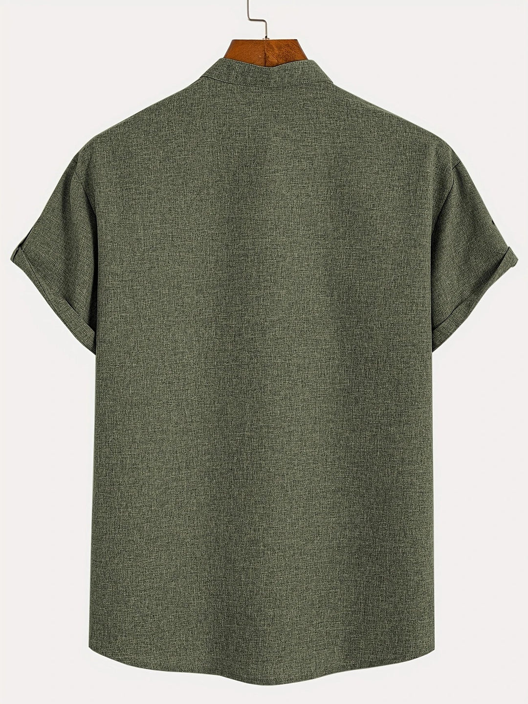 Elliott – Short Sleeve Band Collar Shirt