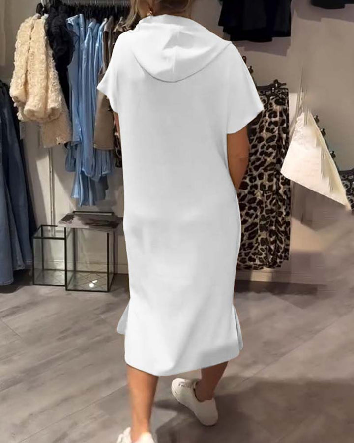 Zophia - Relaxing Casual Hoodie Dress