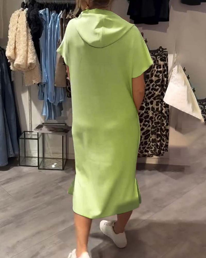 Zophia - Relaxing Casual Hoodie Dress