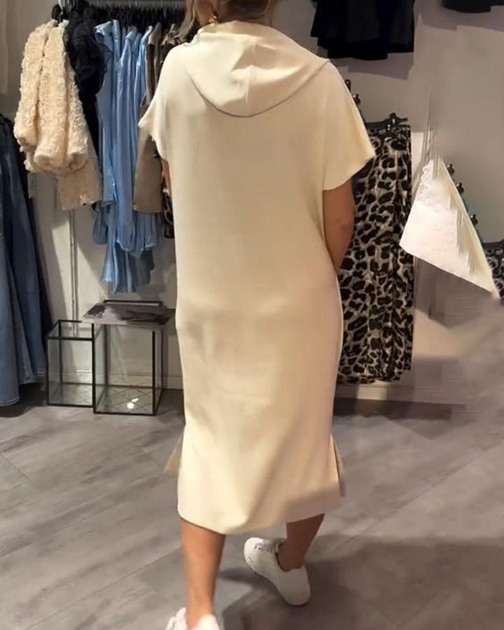 Zophia - Relaxing Casual Hoodie Dress