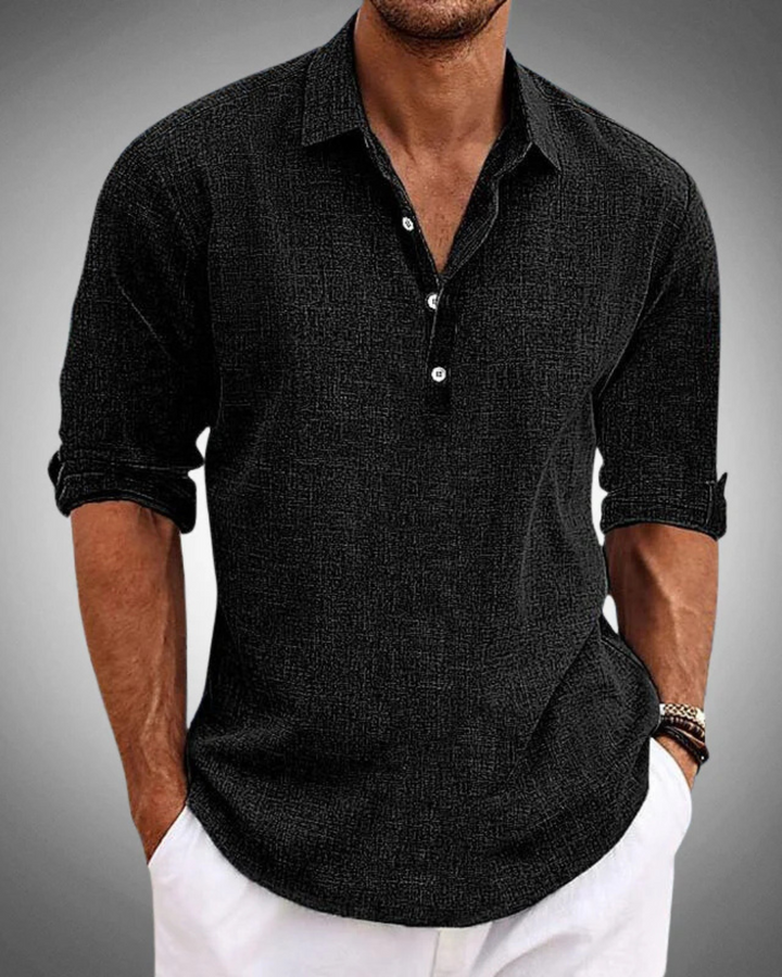 Russel - Classic Half-Placket Shirt