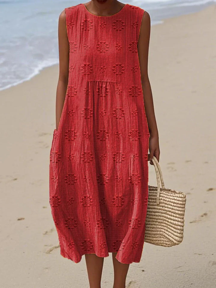 Catherine - Embroidered midi dress