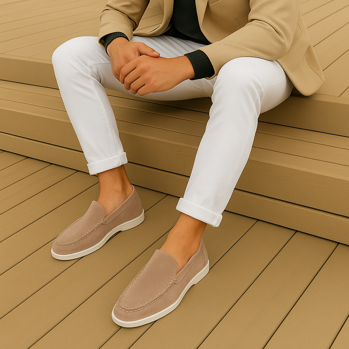 Frank - Chic Suede Loafers