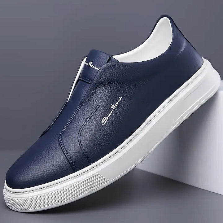Justin - Leather Slip-On Sneakers