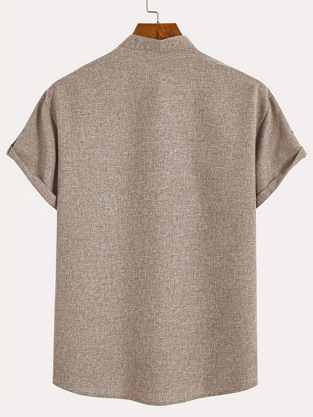 Elliott – Short Sleeve Band Collar Shirt