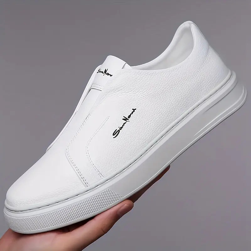 Justin - Leather Slip-On Sneakers