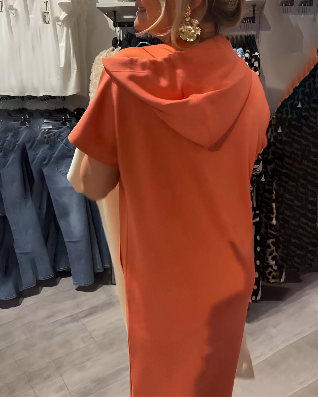 Zophia - Relaxing Casual Hoodie Dress