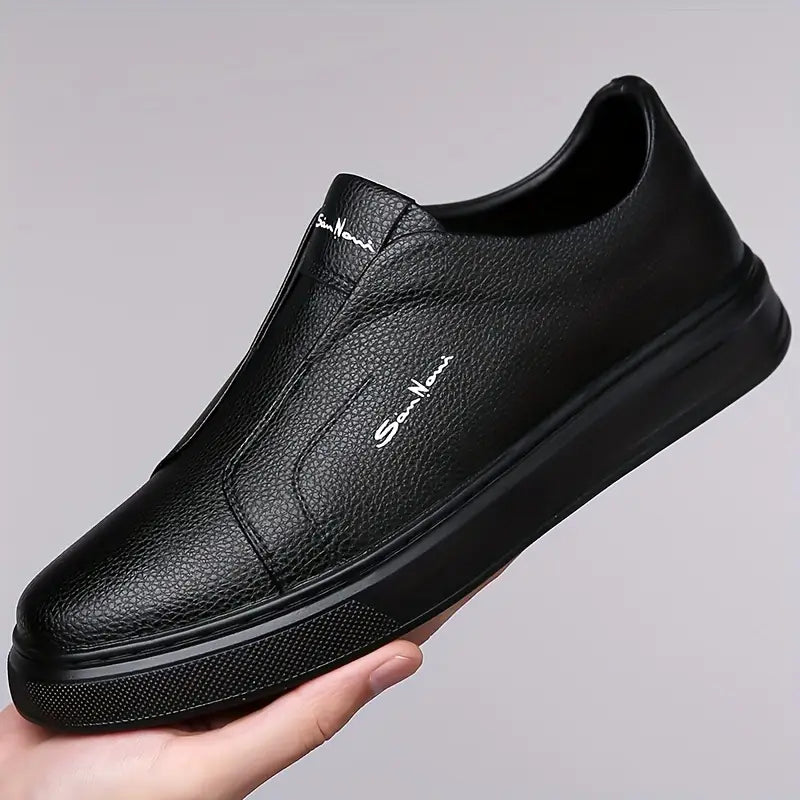 Justin - Leather Slip-On Sneakers