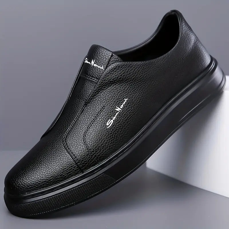 Justin - Leather Slip-On Sneakers