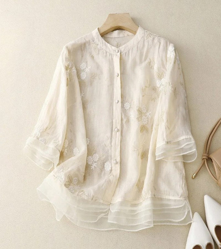 Freya - Embroidered Shirt