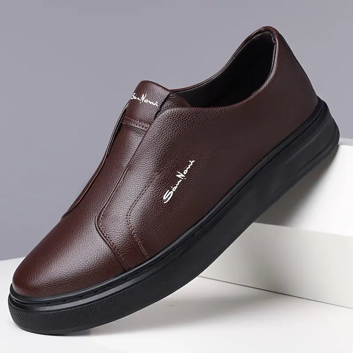 Justin - Leather Slip-On Sneakers