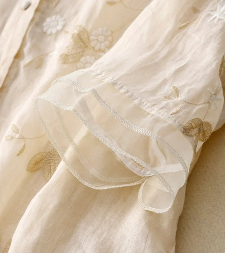 Freya - Embroidered Shirt