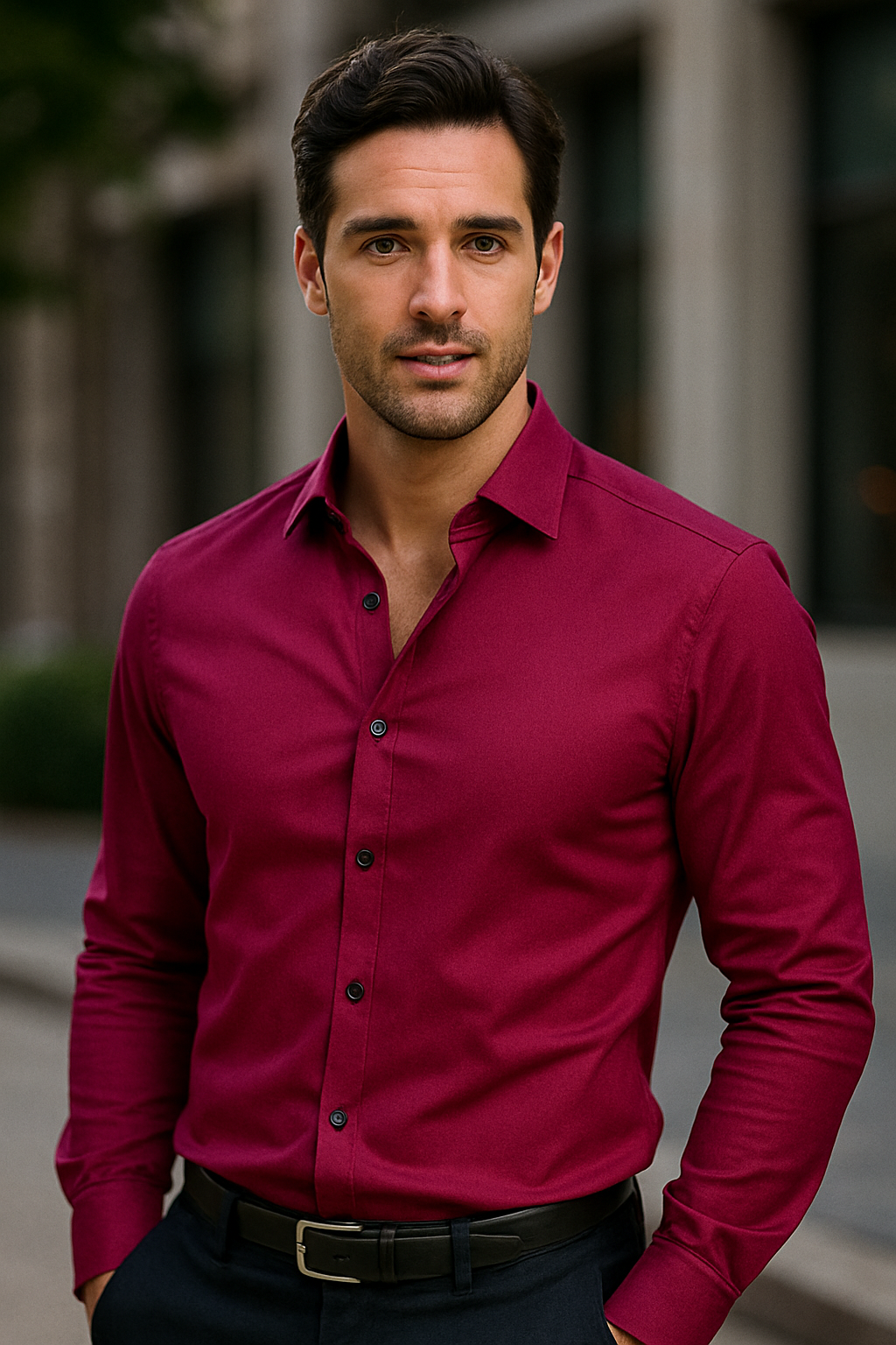 William - Sharp stretchable slim fit shirt