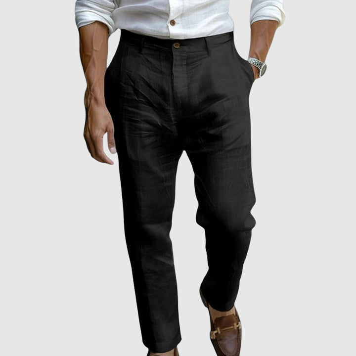 Dean - Chic Linen Trousers