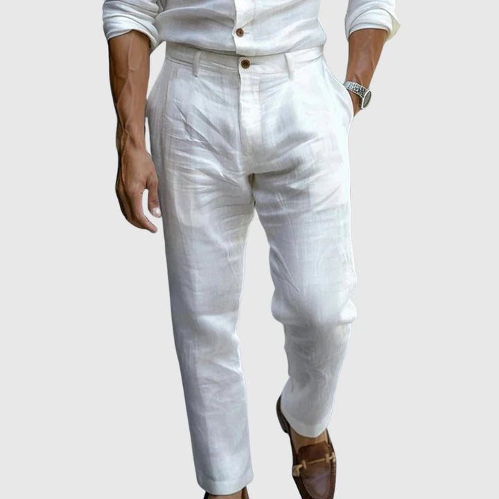 Dean - Chic Linen Trousers