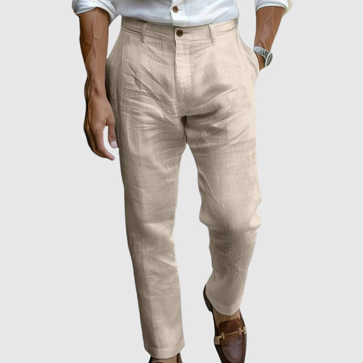 Dean - Chic Linen Trousers