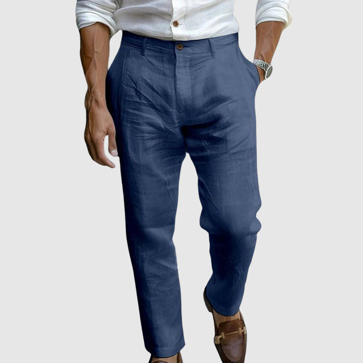 Dean - Chic Linen Trousers