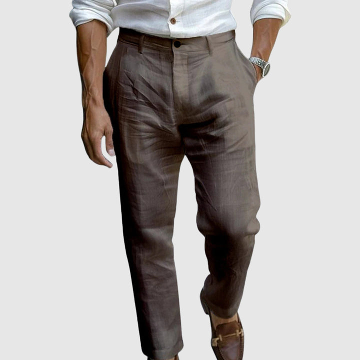 Dean - Chic Linen Trousers