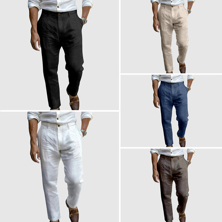 Dean - Chic Linen Trousers