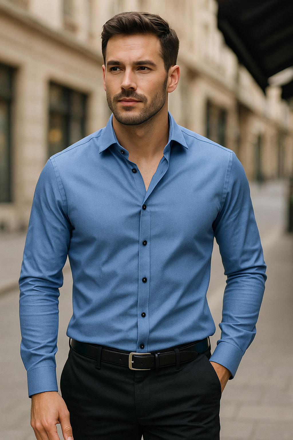 William - Sharp stretchable slim fit shirt