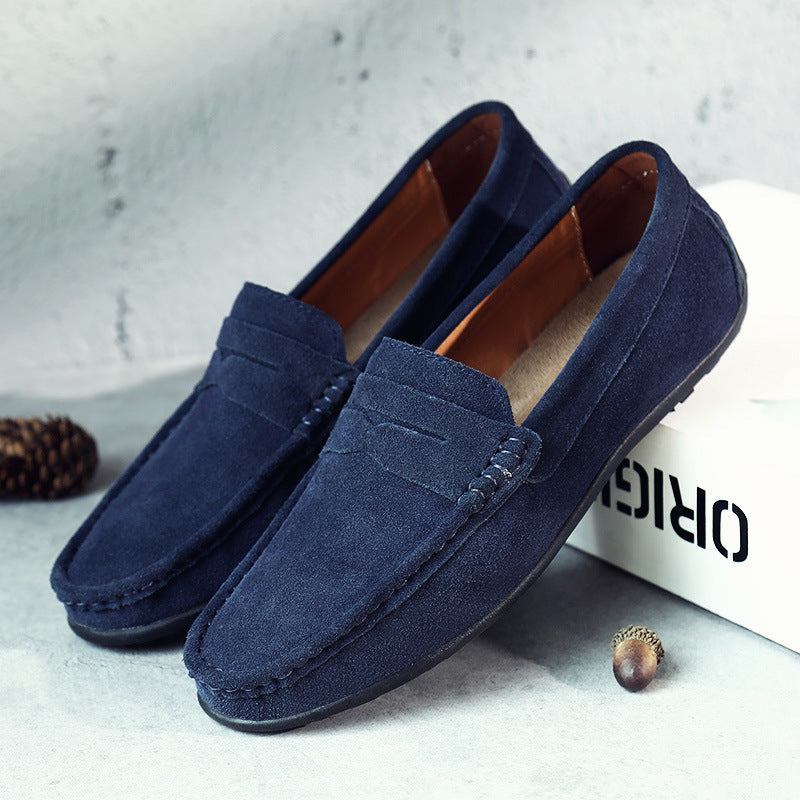 Zachary - Retro Suede Men's Loafers
