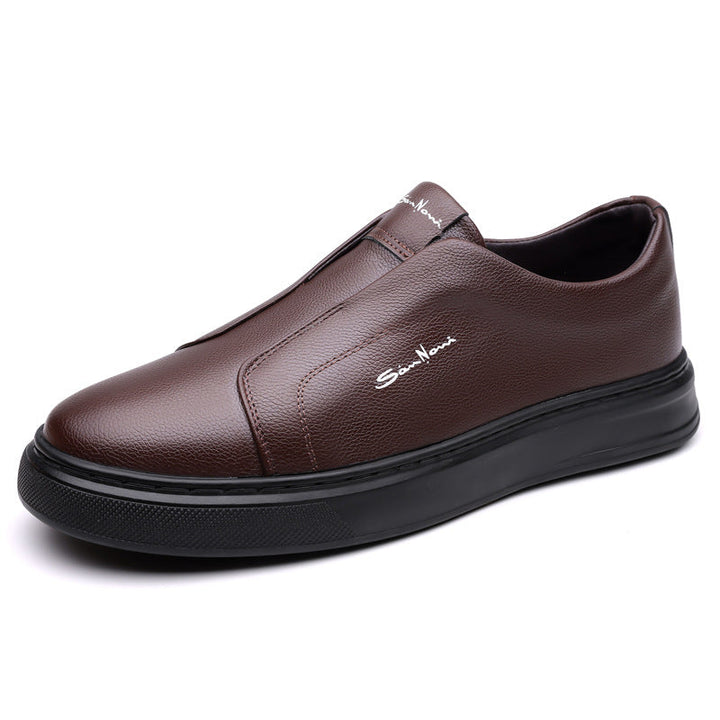 Justin - Leather Slip-On Sneakers