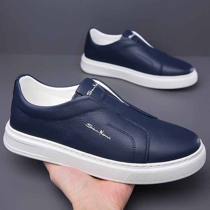 Justin - Leather Slip-On Sneakers