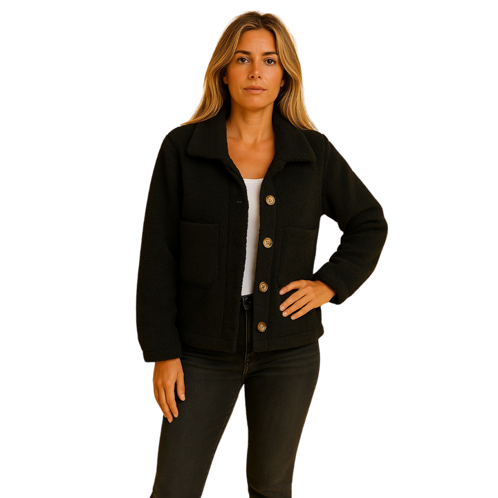 Amber - Warm teddy jacket