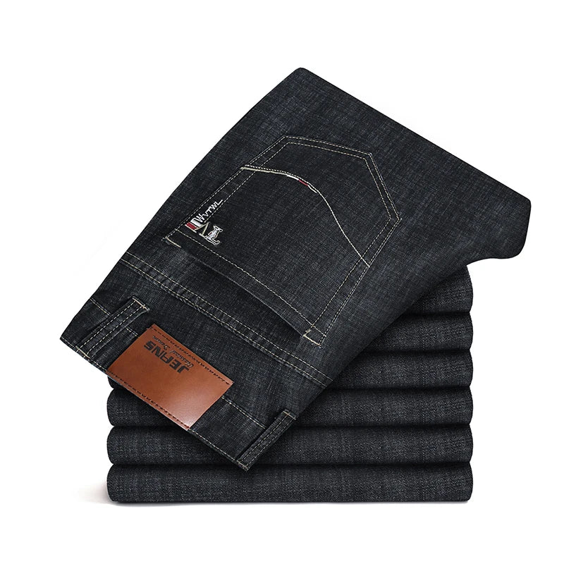 Brian - Casual Straight Denim Jeans