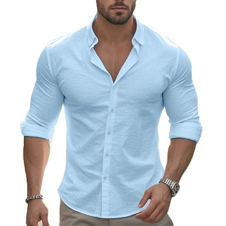 Louis – Premium Slim Fit Linen Shirt