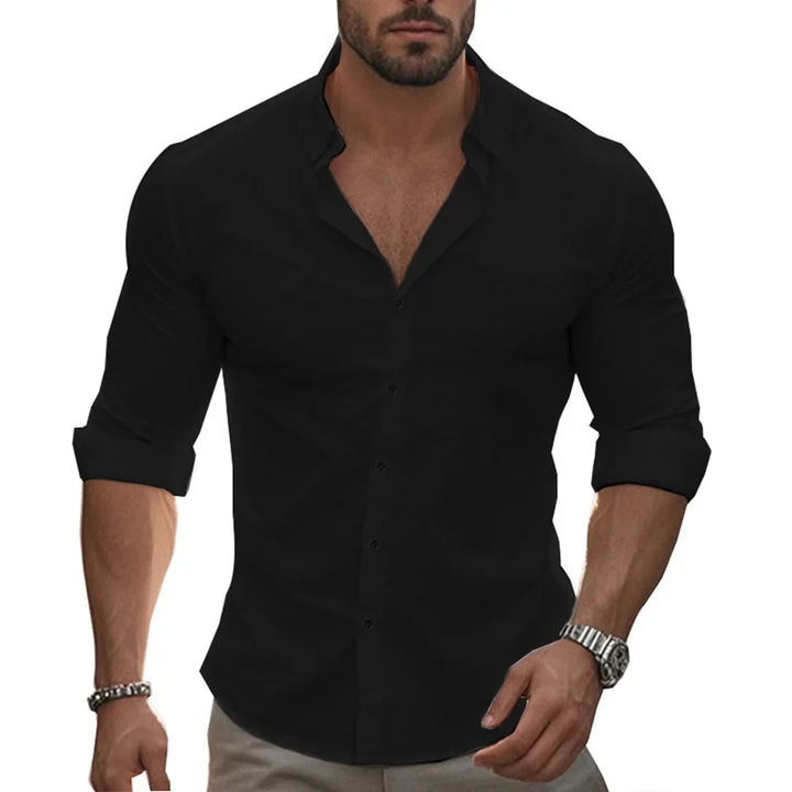 Louis – Premium Slim Fit Linen Shirt
