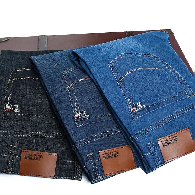 Brian - Casual Straight Denim Jeans