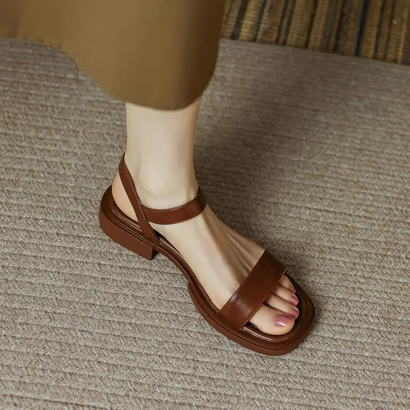 June - Leather Sandals