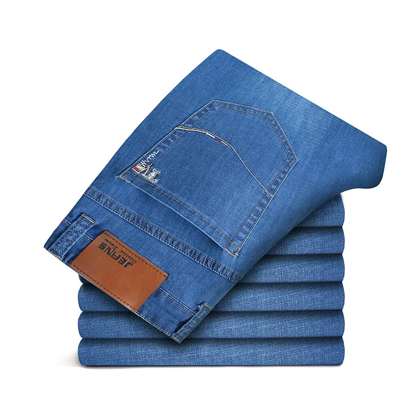 Brian - Casual Straight Denim Jeans