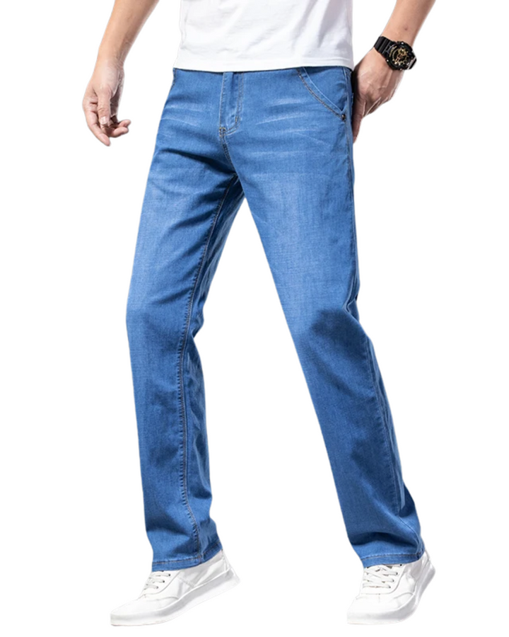 Brian - Casual Straight Denim Jeans