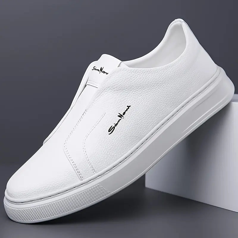 Justin - Leather Slip-On Sneakers