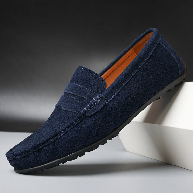 Zachary - Retro Suede Men's Loafers