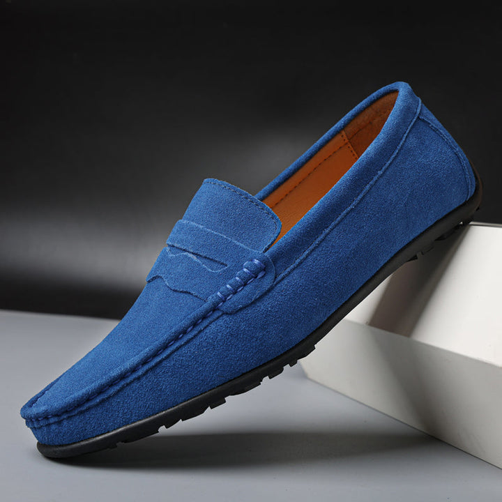 Zachary - Retro Suede Men's Loafers