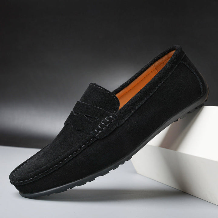 Zachary - Retro Suede Men's Loafers